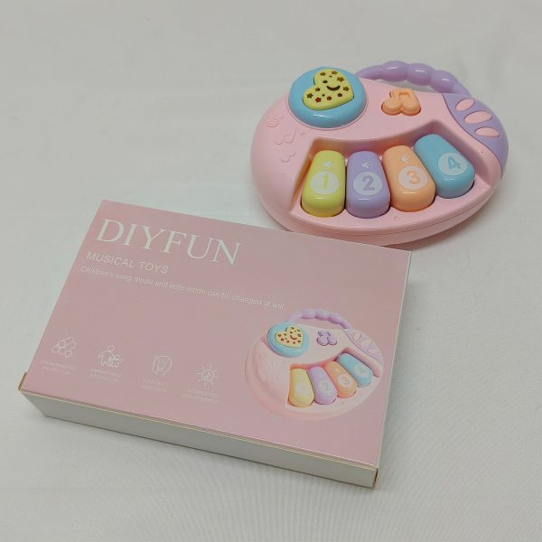 DIYFUN-Musical Toys-Baby Piano Toy 6 to 12 Months Light Up Music Baby Toys, Early Learning Educational Piano Keyboard. - Image 2