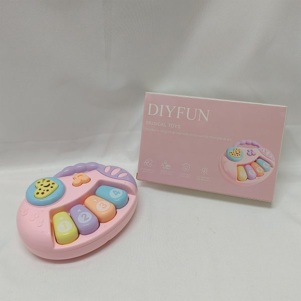 DIYFUN-Musical Toys-Baby Piano Toy 6 to 12 Months Light Up Music Baby Toys, Early Learning Educational Piano Keyboard. - Image 3
