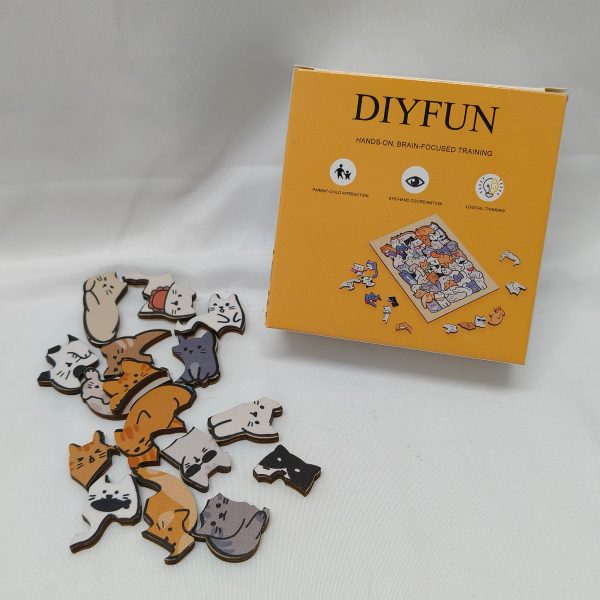 DIYFUN-Jigsaw Puzzles-Puzzles for Kids Ages 6-8 8-10 Year Old, Learning Educational Toys for Boys and Girls. - Image 4