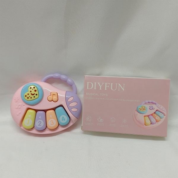 DIYFUN-Musical Toys-Baby Piano Toy 6 to 12 Months Light Up Music Baby Toys, Early Learning Educational Piano Keyboard. - Image 4