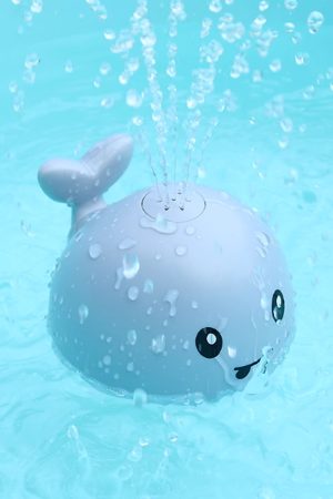 Tenland-Bath Toys-Baby Bath Toys, Toddler Bath Toys for Kids Ages 1-3, Light Up Whale Bath Toy Sprinkler.