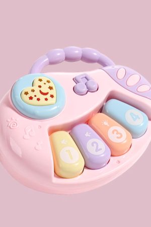 DIYFUN-Musical Toys-Baby Piano Toy 6 to 12 Months Light Up Music Baby Toys, Early Learning Educational Piano Keyboard.