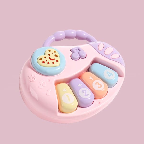 DIYFUN-Musical Toys-Baby Piano Toy 6 to 12 Months Light Up Music Baby Toys, Early Learning Educational Piano Keyboard.
