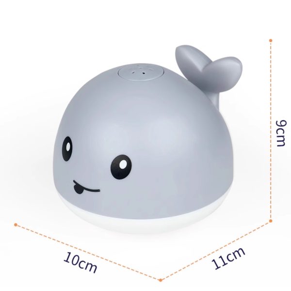 Tenland-Bath Toys-Baby Bath Toys, Toddler Bath Toys for Kids Ages 1-3, Light Up Whale Bath Toy Sprinkler. - Image 6